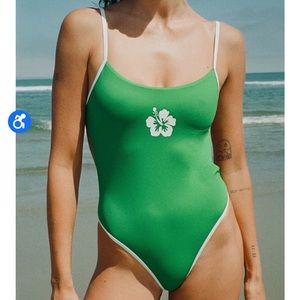 Dippin' Daisy's Green One Piece Swimsuit